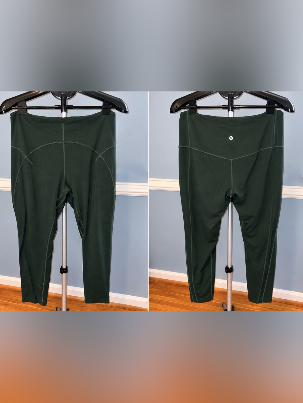 Lululemon Unlimit High-Rise Tight 25” Dark Green Leggings Size 14